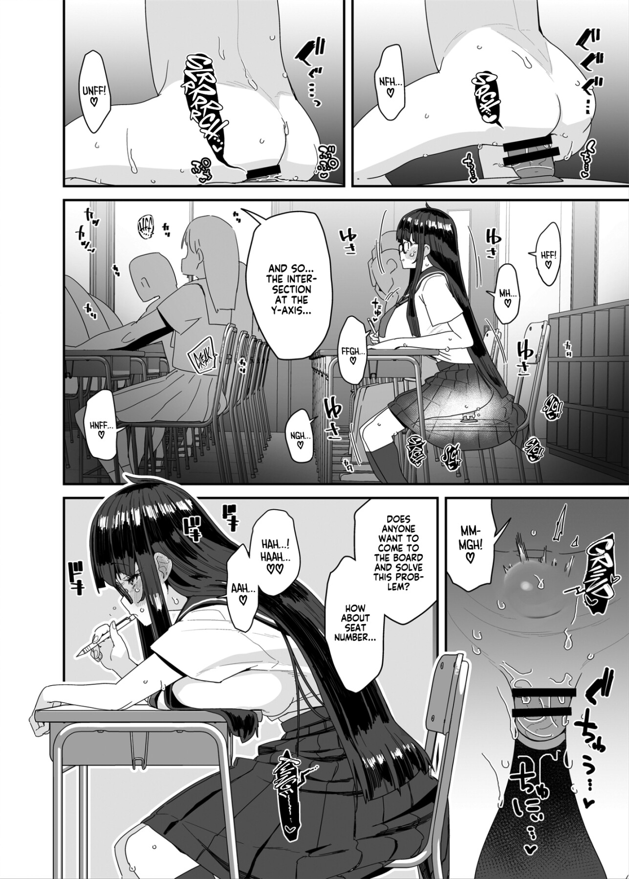 Hentai Manga Comic-The Slutty, Stacked Middle-Schooler Who Shlicks During Class-Read-34